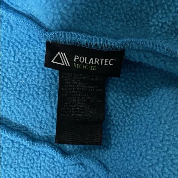 The North Face Women’s Large Blue Denali Fleece Jacket Polartec Winter Wear Cozy - Picture 4 of 6